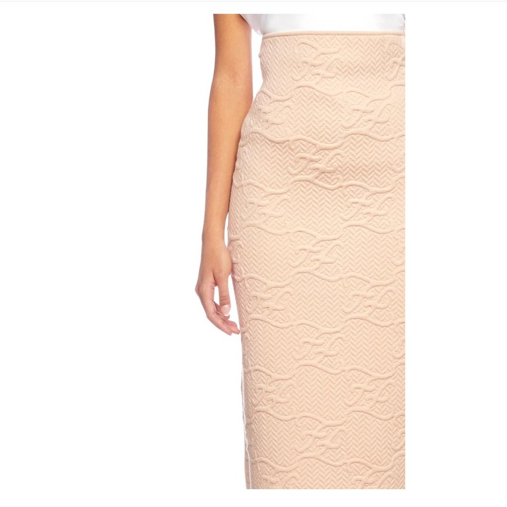 Fendi FF Karligraphy High Waisted Skirt Retail 1700 FF Zucca - Picture 5 of 9
